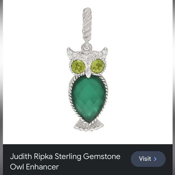 Sterling Silver Owl Clip On Earrings 925 Peridot Eyes Chalcedony Doublet Body - Picture 11 of 12